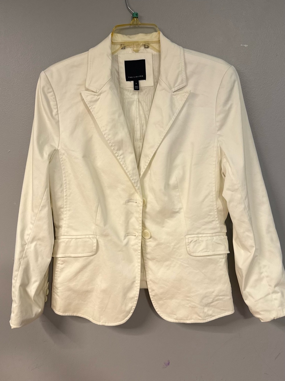 The Limited Cream Single-Breasted Women's Blazer